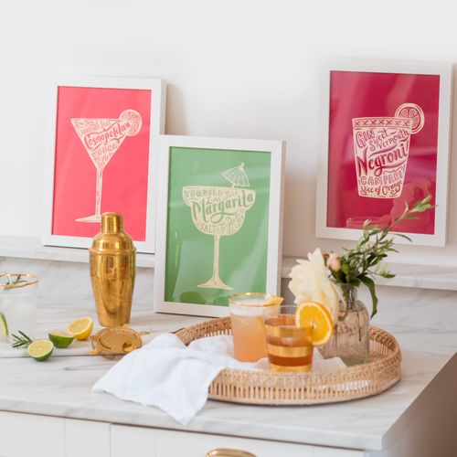 Cocktail prints